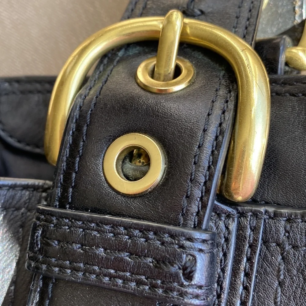 Coach Soho Black Leather Bag F0820-F11844 - Picture 12 of 13